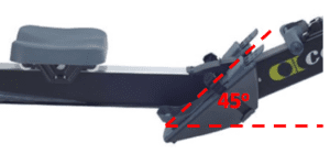 Concept2 Rowing Machine Shoes Placement
