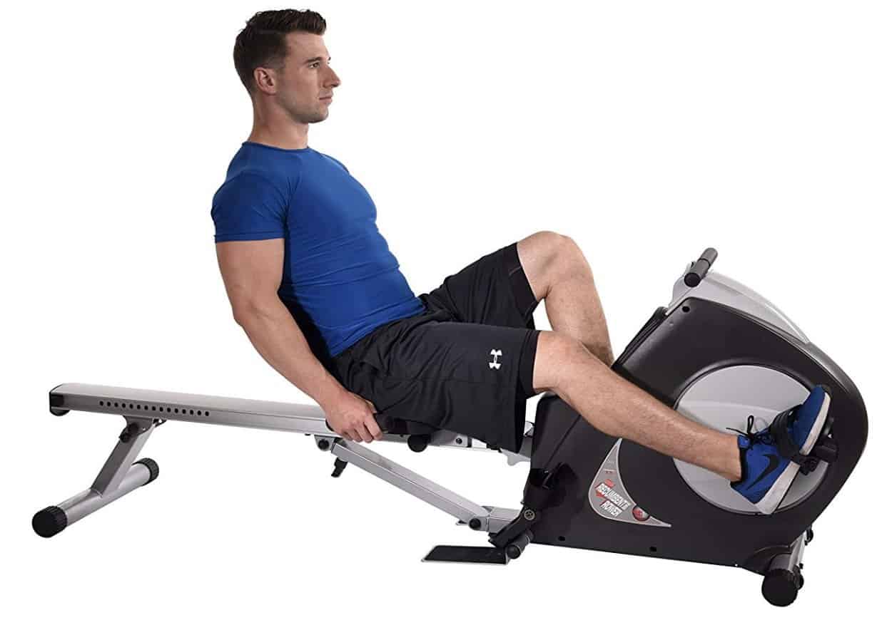 stamina deluxe conversion ii recumbent bike rower