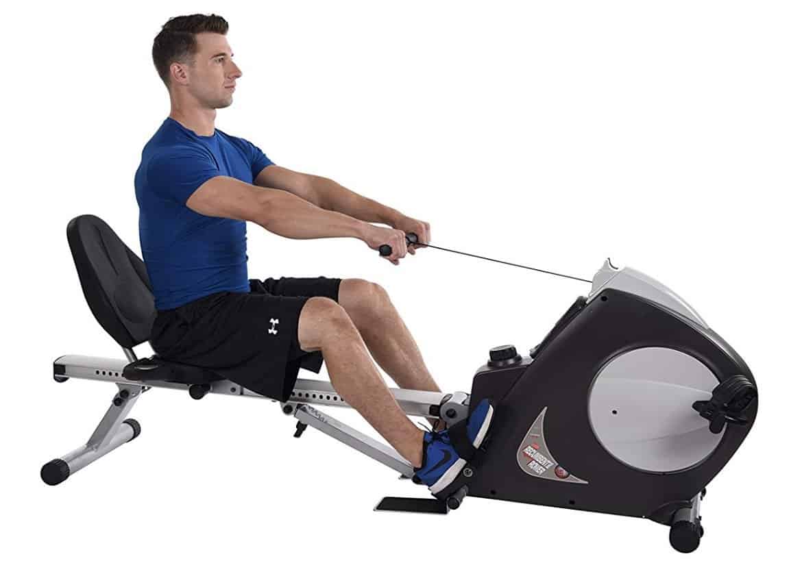 stamina deluxe conversion ii recumbent bike rower