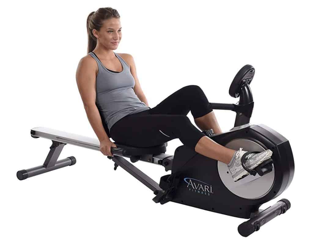 stamina deluxe conversion ii recumbent bike rower