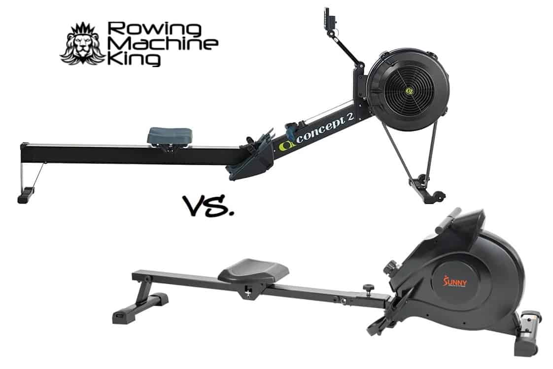 Air vs magnetic rowing machine comparison